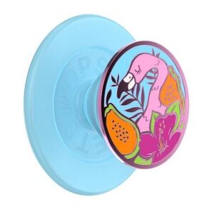 PopSockets Magnetic Phone Grip with MagSafe,
Enamel Flamingo
